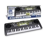 Bontempi | Tastiera Digitale 49 Tasti, 35 Brani Preregistrati, 100 Suoni, 100 Ritmi, Funzione Metronomo e Transposer, 52,6x18x4 cm