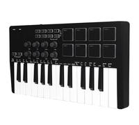 Tastiera musicale mobile a 25 tasti con manopole regolabili Connettività plug-play per esterni/studio Produttori Tastiera Illuminazione