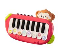 Tastiera musicale per bambini - Mini pianoforte portatile, strumento didattico in ABS, scimmia elettronica con suoni interattivi | Set musicale per la prima educazione per il gioco a casa e il diverti