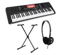 Tastiera Musicale Pianoforte 61 Tasti Luminosi 580 Suoni USB Mp3 Supporto Cuffie