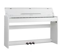 Tastiera Musicale Pianoforte Elettrico con 88 Tasti 3 Pedale e 80 Demo Bianco