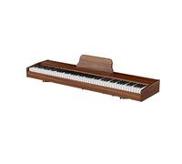 Tastiera Musicale Portatile Sintetizzatore Professionale Strumento Musicale Elettrico Pianoforte Digitale (Color : Brown)