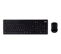 Tastiera Nilox USB Wireless Pack + Mouse 1000DPI - 3 pulsanti - Ambidestro - colore nero NEW