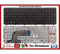 CLICK HELP Tastiera Notebook certificata per HP 350 G1, 350 G2, 355 G2 (Versione con Frame da 109mm)