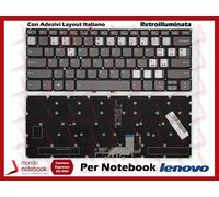 Tastiera Notebook Lenovo Yoga 7 C930 C930-13IKB (Grey) con Adesivi Layout ITA