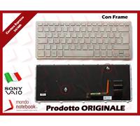Tastiera Notebook Sony SVF14N (SILVER) (CON FRAME) (RETROILLUMINATA)