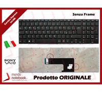 Tastiera Originale Italiana per Notebook Sony SVF153A1YM (NERA) (SENZA FRAME)