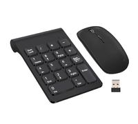 Tastiera numerica 2.4G Tastierino numerico wireless USB con mouse per desktop