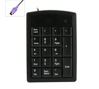 Tastiera numerica a 18 cavi, USB, PS2s, Plug and Play, silenziose, portatili, tastiere per laptop, PC, ufficio, banche, uso silenzioso, tastiere numeriche