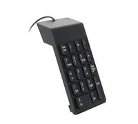 Tastiera numerica a 18 tasti con cavo con tastiera numerica a risposta rapida digitazione rapida ed ergonomica per computer portatile PC desktop stabile tastiera con connessione a filo