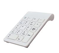 Tastiera numerica senza fili a 23 tasti mini 2.4G numero pad portatile per contabilità finanziaria numerica numerica tastiera estensioni per computer portatile/notebook PC (argento)