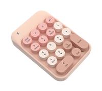 Tastiera numerica wireless 2.4g, graziosa, colori misti, speciale per il settore finanziario, con nove tasti per password, facile da trasportare.