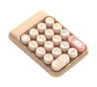 Tastiera numerica wireless, set di tasti numerici 18 tasti portatile ed esterno | Tastiera da 2,4 G per numeri | per economia, contabilità e lavoro d'ufficio, giochi, computer portatile