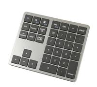 Tastiera numerica wireless | Tastiera numerica per computer a 35 tasti | Tastiera compatta silenziosa, PC personali digitazione efficiente, design portatile e leggero, connettività wireless per