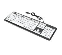 Tastiera pensata per gli anziani, tastiera ergonomica per computer che garantisce un'esperienza di digitazione confortevole, layout di tastiera