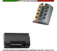 Tastiera Per Allarme Kit Apre Chiude Porte 250 Codici Sicurezza 2 Relè 2 Comandi