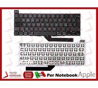 Tastiera per APPLE Macbook Pro 16" A2141 2019 con Touch Bar MVVL2LL/A MVVM2LL/A