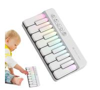 Tastiera per bambini, tastiera per bambini, tastiera elettronica portatile, illuminazione educativa precoce di strumenti per ragazzi ragazze età 3+, attività interattive per aula e uso domestico