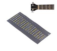Tastiera per chitarra, note mappe, decalcomanie per chitarra elettrica acustica, bilancia per imparare e fare pratica, note, accordi e scale su chitarre elettriche e acustiche