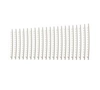 Tastiera Per Chitarra Per Chitarra Per Chitarra Elettrica D'argento 24 Tono Da 2 7 Mm Per Pacchetto Sostituzione Della Tastiera Per Chitarra 21pcs
