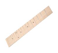 Tastiera per Dita Chitarra in Legno Khaki, Sostituzione | Accessorio per Ukulele e Chitarra Folk, Tavola 26 Pollici 4mm, 18 Tasti Punti Neri