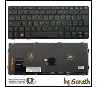 TASTIERA PER HP ELITEBOOK 720 725 G1 G2 NERA FRAME RETROILLUMINATA
