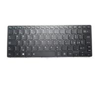 Tastiera per Laptop per Dynabook Tecra A40-E-172 A40-E-173 A40-E-185 A40-E-186 A40-E-198 A40-E-199 A40-E-1CQ A40-E-1D5 A40-E-1D6 A40-E-1D7 A40-E-1DD Italia IT Nera con retroilluminazione