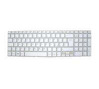 Tastiera per Laptop Sony SVF152 SVF153 SVF1521E6E SVF1521E7E SVF1521E8E SVF1521F1R SVF1521F2E SVF1521F4E SVF1521F6E SVF1521F8E SVF1521FST Italia IT Bianco Senza Cornice Nuovo