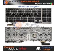 Tastiera per Notebook Italiana Originale Fujitsu LifeBook E556 Con TrackPoint