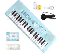 Tastiera per pianoforte per bambini - Giocattolo musicale ricaricabile a 37 | Strumento Sintetizzatore Portatile Sintetizzatore Digitale Bambino Canto Microfono Educazione Precoce Insegnamento Del Ritmo