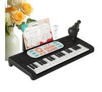 Tastiera per pianoforte per bambini | Strumento a 37 tasti ricaricabile con microfono per apprendimento, tastiera per bambini, con 2 modalità di gioco, per bambini e ragazze, Natale e compleanno