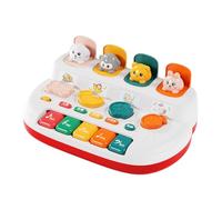 Tastiera per pianoforte per tutti-piccoli - 22 x 14 x 7 cm, giocattolo musicale per bambini, strumento educativo divertente, tasti colorati animali per l'apprendimento precoce | Gioco cognitivo di
