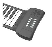 Tastiera per Pianoforte, Tastiera in Silicone per Pianoforte Morbido a 49 Tasti Pianoforte Pieghevole Pianoforte Portatile Pratica Silenziosa per Bambini e Adulti (49 chiavi)