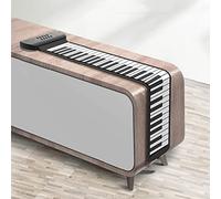 Tastiera per Pianoforte, Tastiera in Silicone per Pianoforte Morbido a 49 Tasti Pianoforte Pieghevole Pianoforte Portatile Pratica Silenziosa per Bambini e Adulti (61 chiavi)