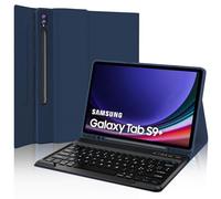 Tastiera per Samsung Galaxy Tab S9 FE Plus/S9 FE+/S9+/S10 Plus/S10+ 12.4" | Cover Keyboard Magnetico Staccabile, Italiano QWERTY, Custodia Tastiera Senza fili Bluetooth con portapenne, Blu scuro