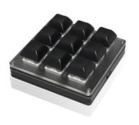 Tastiera personalizzabile fili a 9 2.4G USB Bluetooth Tri-Mode Key Personalizzazione Pulsanti personalizzati