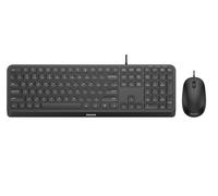 PHILIPS - Tastiera USB Meccanica SPT6207B / 34 Colore Nero (Layout Inglese US) + Mouse SPT6207B / 34 Ottico 1200 DPI Colore Nero