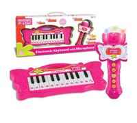 TASTIERA PIANOLA MUSICALE CON MICROFONO GIOCO PER BAMBINI MUSICA DIVERTIMENTO