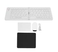 Tastiera Pieghevole 67 Tasti, Commutazione Rapida, Compatta e Leggera, Connessione Stabile per, per Tablet Phone, Design Palmare, 40 Ore di Uso Continuo (WHITE)