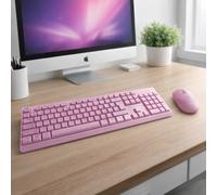 Tastiera più mouse wireless senza fili connessione rapida design moderno