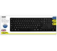 Port Designs 900903-UK Tastiera da tavolo Bluetooth QWERTY Inglese Britannico Nero - Nouvo