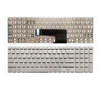 Tastiera Portatile Americana for Sony VAIO SVF152C29V SVF153A1QT SVF152 SVF152100C SVF153 SVF1521Q1RW Nero/Argento/Bianco (Color : Silver)