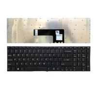 Tastiera Portatile Americana for Sony VAIO SVF152C29V SVF153A1QT SVF152 SVF152100C SVF153 SVF1521Q1RW Nero/Argento/Bianco (Color : Svart)