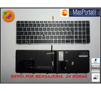 Tastiera Spagnolo Portatile HP Zbook 15U G3 Retroilluminato 821157-071 TEC38