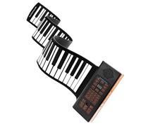 Tastiera Portatile In Silicone Pianoforte Roll Up Manuale 88 Tasti Tastiera Elettronica Con Pedale Di Sostegno Portatile Pianoforte Elettronico