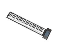 Tastiera Portatile Per Pianoforte A 61 Tasti Arrotolata A Mano Con Doppio Altoparlante Per Principianti