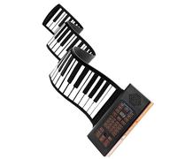 Tastiera Portatile Piano Roll Up 88 Tasti Tastiera Elettronica Silicone Flessibile Con Pedale Di Sostegno Portatile Pianoforte Elettronico