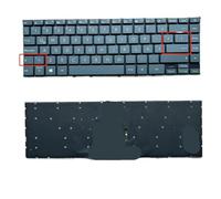 Tastiera portatile retroilluminata compatibile con Asus ZenBook UX325 UX325E UX325EA layout LA