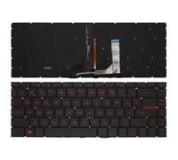 Tastiera portatile retroilluminata per Msi Gf63 Gf65 Gs65 Gs65vr Nera