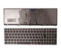 Tastiera portatile UK for Lenovo B50-30 B50-45 B50-70 B50-80 Z50-70 Z50-70A Z50-75 Z50-80E Z51-70 Z51-70A T6G1 G70-35 G70-70 G70-80 (Color : Silver with backlit)
